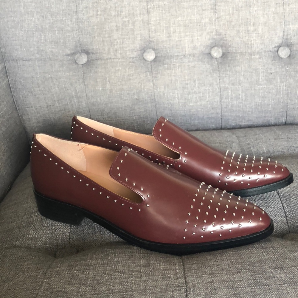 Sigerson Morrison Studded Flat Loafer
